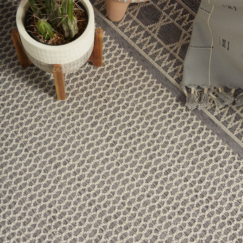 media image for vella indoor outdoor trellis gray cream area rug by jaipur living 9 21