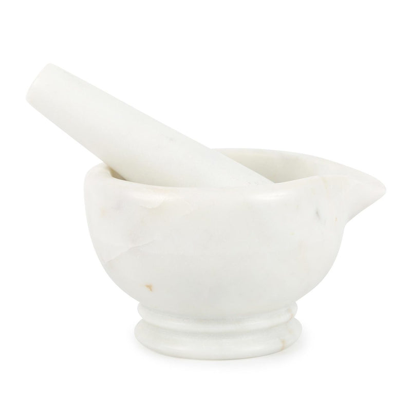 media image for mini mortar pestle in white marble design by sir madam 1 291