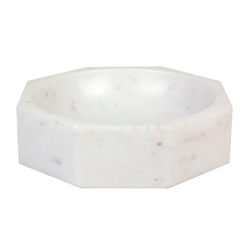media image for Marble Modernist Octangular Bowl3 297