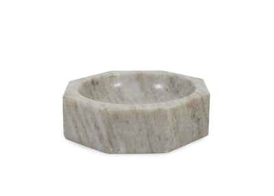 product image for Octagonal Marble Bowl -  Beige 2