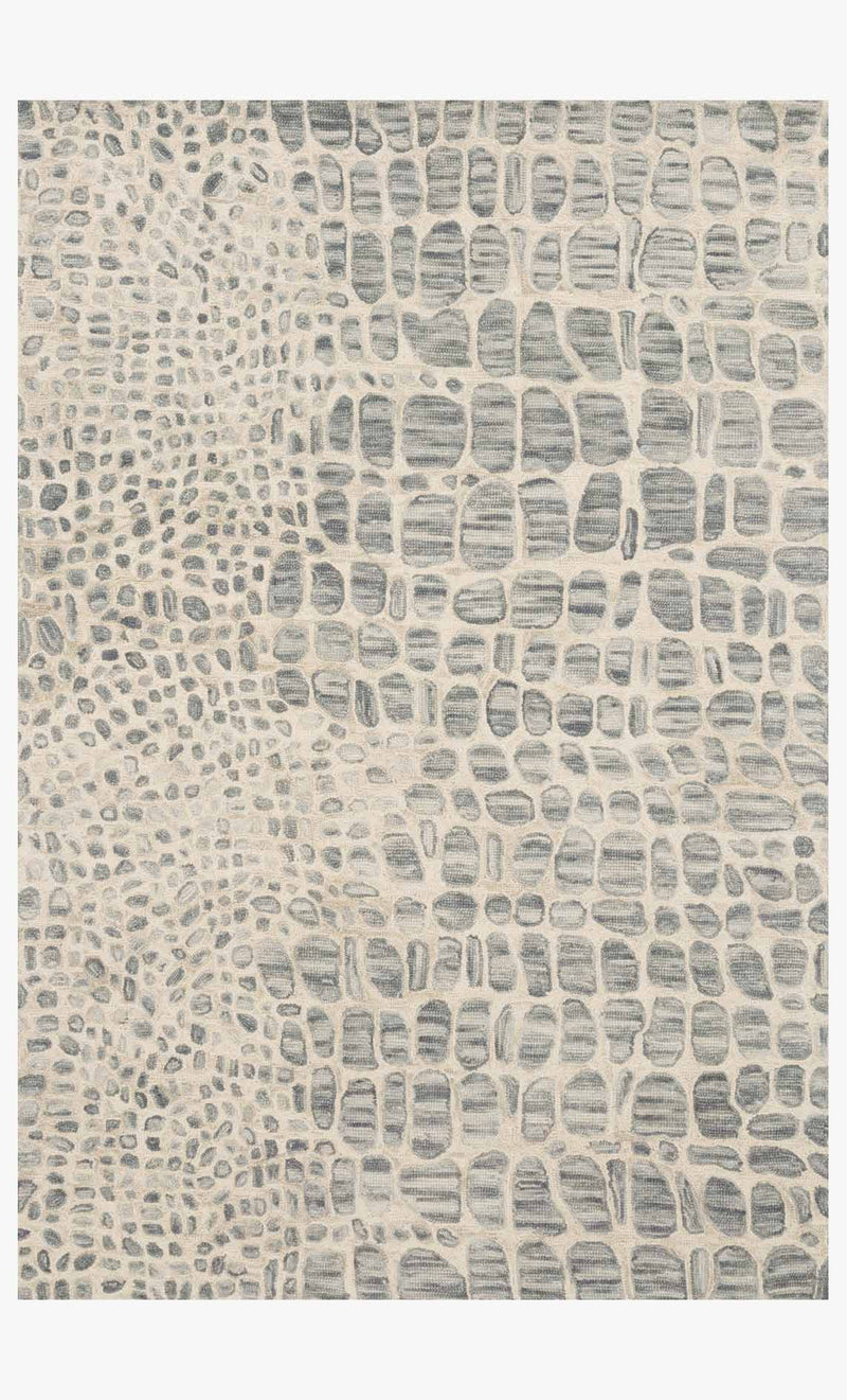 media image for Masai Rug in Silver Grey & Ivory by Loloi 247