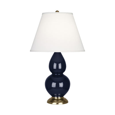 product image for midnight blue glazed ceramic double gourd accent lamp by robert abbey ra mb10 2 92