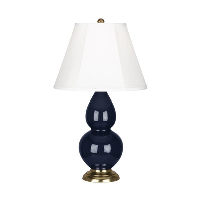product image of midnight blue glazed ceramic double gourd accent lamp by robert abbey ra mb10 1 52