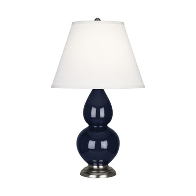 product image for midnight blue glazed ceramic double gourd accent lamp by robert abbey ra mb10 4 31