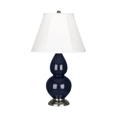 product image for midnight blue glazed ceramic double gourd accent lamp by robert abbey ra mb10 3 25