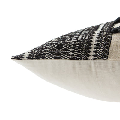 product image for Palace Tribal Black & Ivory Pillow design by Jaipur Living 81