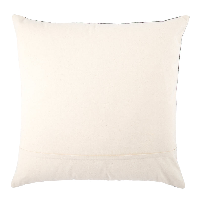 media image for Scandi Solid Dark Gray & White Pillow design by Jaipur Living 260