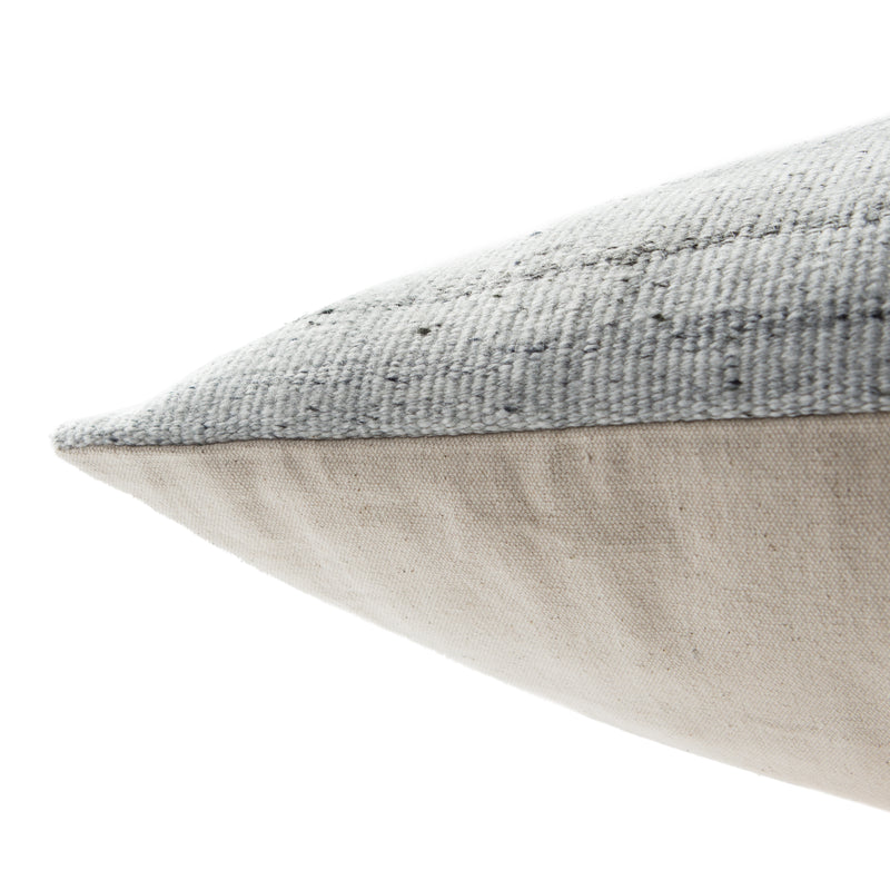 media image for Scandi Solid Light Gray & White Pillow design by Jaipur Living 217