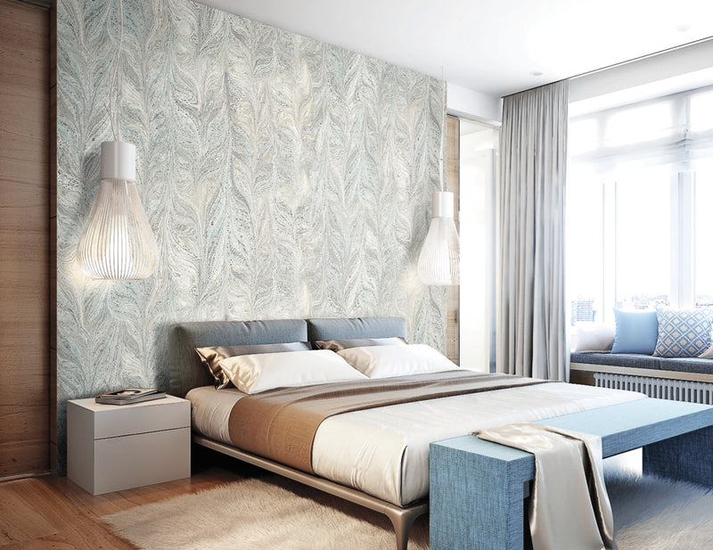 media image for Aura Mural in Beige/Green from the Murals Resource Library Vol. 2 by York Wallcoverings 298