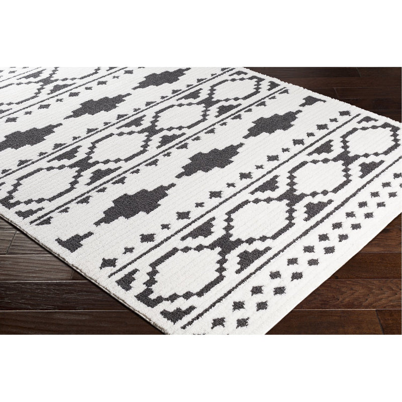 media image for Moroccan Shag MCS-2305 Rug in Black & White by Surya 219