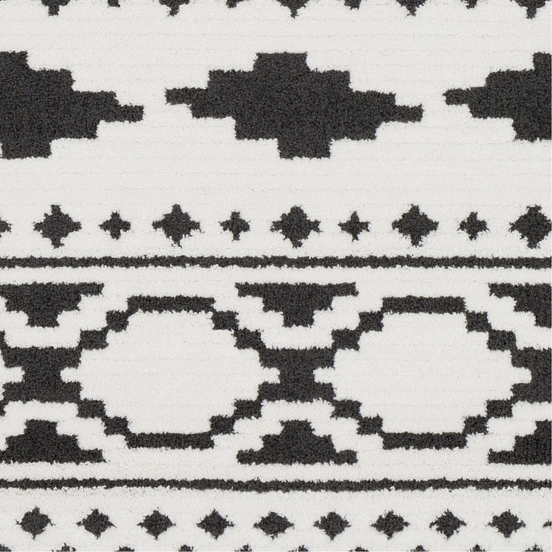 media image for Moroccan Shag MCS-2305 Rug in Black & White by Surya 280