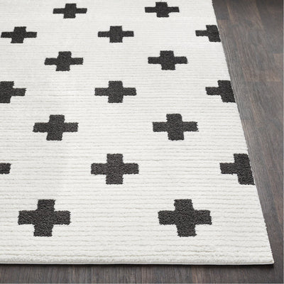 product image for Moroccan Shag MCS-2306 Rug in Black & White by Surya 99