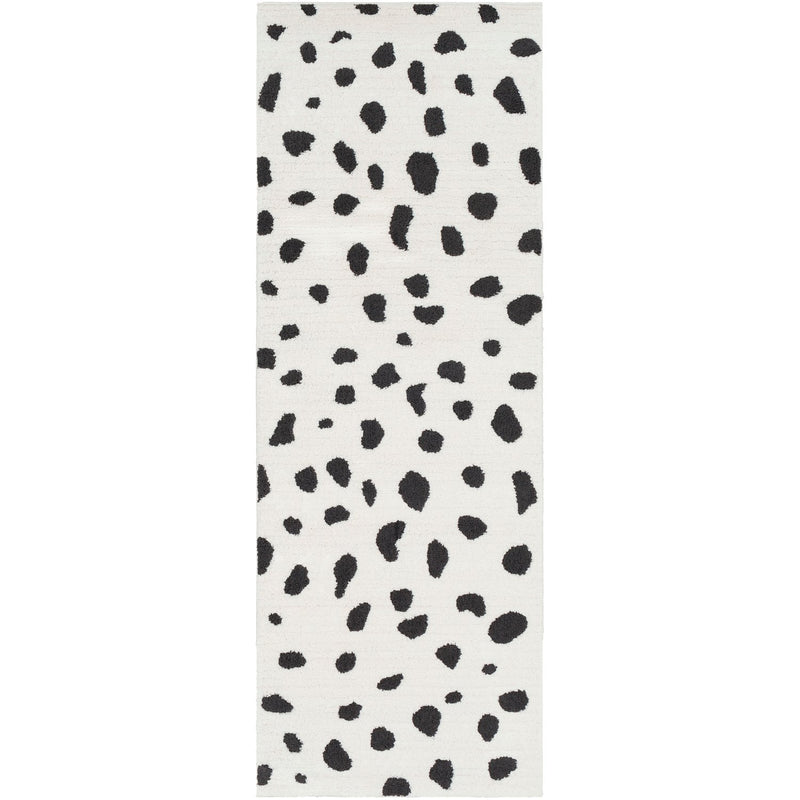 media image for Moroccan Shag MCS-2307 Rug in Black & White by Surya 297