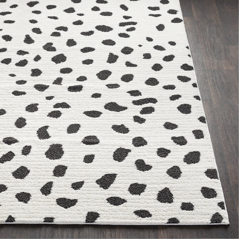 media image for Moroccan Shag MCS-2307 Rug in Black & White by Surya 237