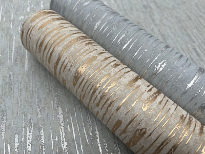 product image for Metallic Cascade Wallpaper in Neutrals/Gold from the Modern Metals Second Edition 91
