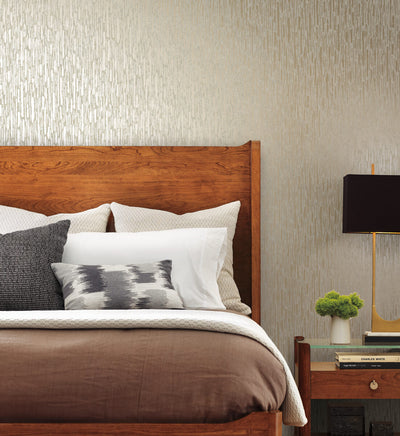 product image for metallic cascade wallpaper in neutrals gold from the modern metals second edition 6 44