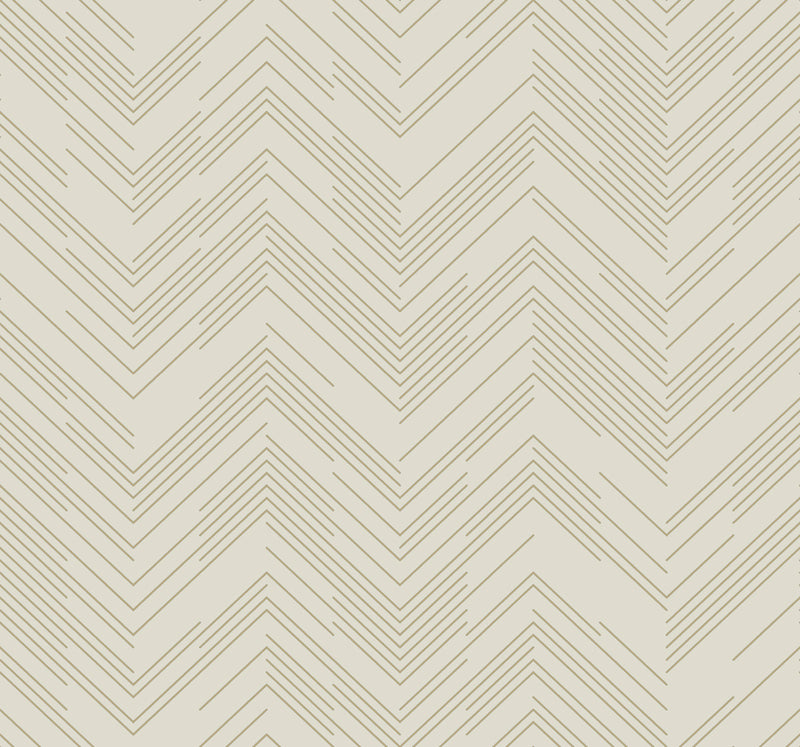 media image for Polished Chevron Wallpaper in Cream/Gold from the Modern Metals Second Edition 298