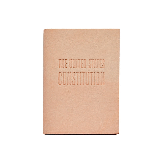 media image for Mini United States Constitution Natural Vachetta Leather by Graphic Image 222