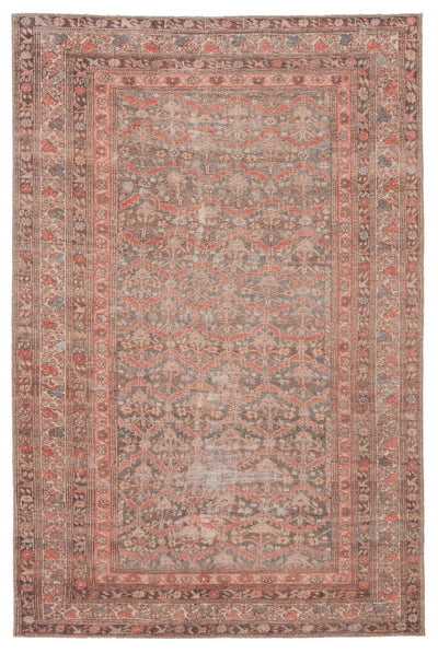 product image of estienne trellis rust brown area rug by jaipur living 1 57