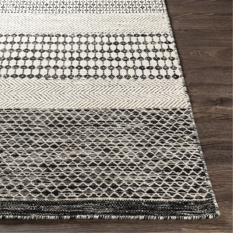 media image for Mardin MDI-2306 Hand Woven Rug in Black & Beige by Surya 234