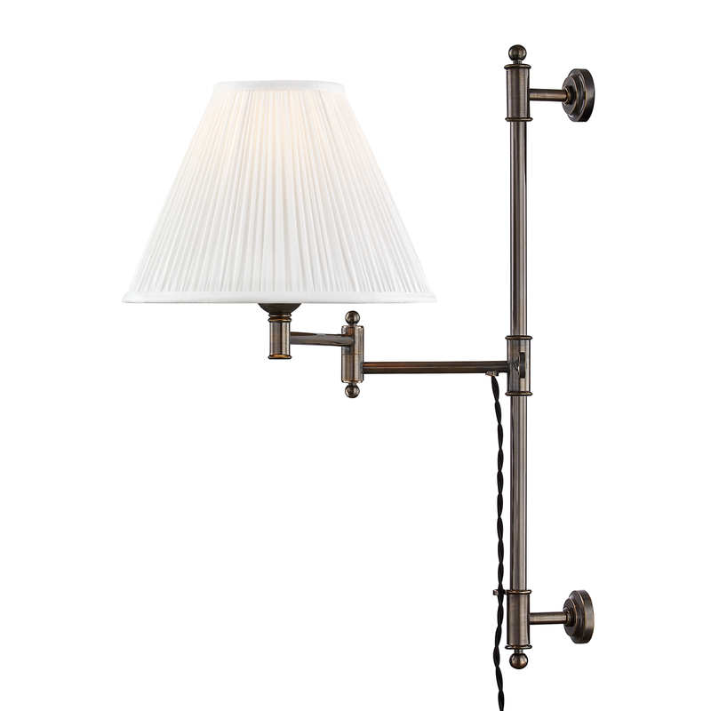 media image for Classic No.1 Adjustable Wall Sconce by Mark D. Sikes for Hudson Valley 2 219