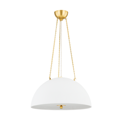 product image of chiswick 3 light pendant by hudson valley lighting mds1100 agb wp 1 528