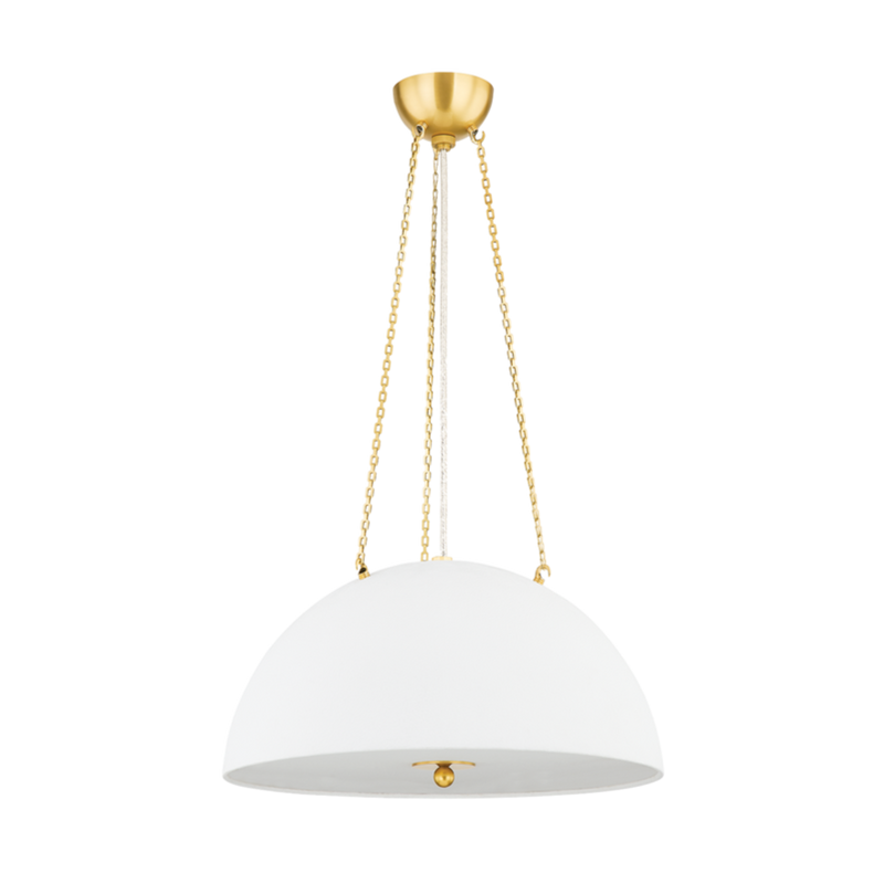 media image for chiswick 3 light pendant by hudson valley lighting mds1100 agb wp 1 292