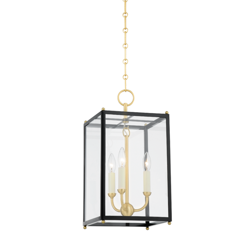 media image for chaselton 3 light lantern by hudson valley lighting mds1200 agb dbl 1 244