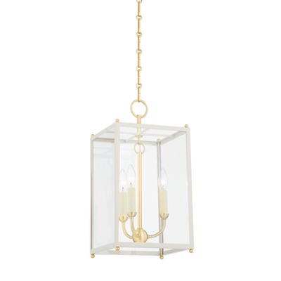 product image for chaselton 3 light lantern by hudson valley lighting mds1200 agb dbl 2 58