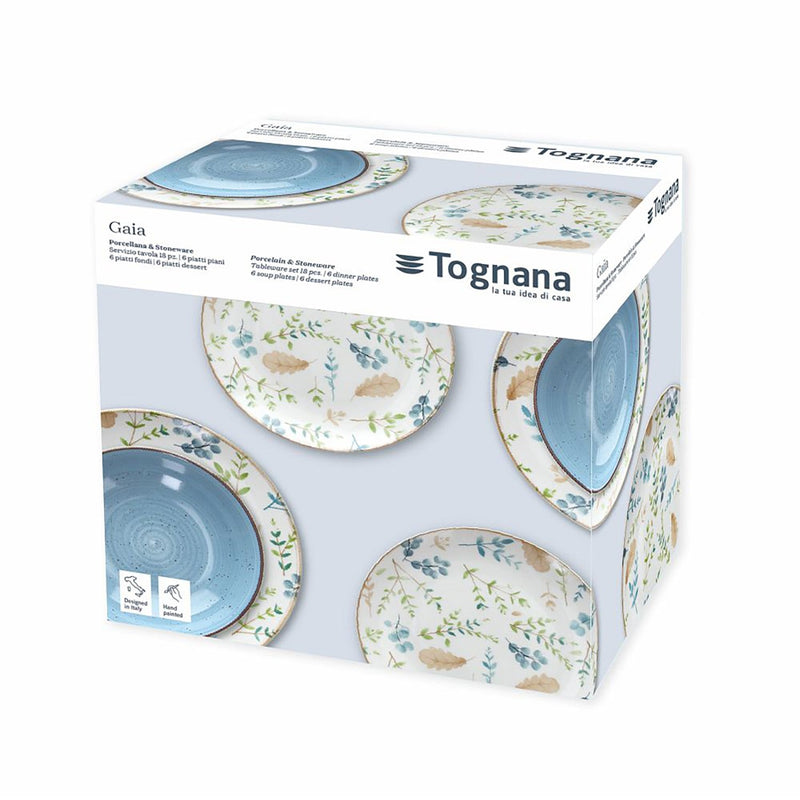 media image for floral gaia 18pc dinnerware set by tognana me070185637 2 254