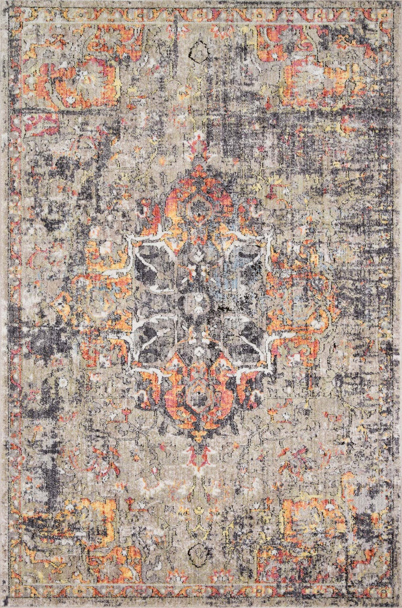 media image for Medusa Rug in Taupe & Sunset by Loloi 298