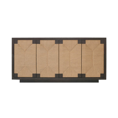 product image for Four Door Cabinet With Rush Front Doors By Bd Studio Ii Melrose Co 2 14