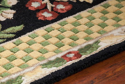 product image for metro black gold green hand tufted rug by chandra rugs met532 576 5 99
