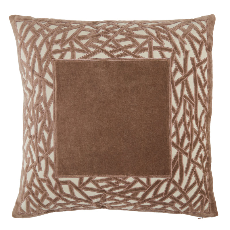 media image for Birch Trellis Pillow in Brown by Jaipur Living 263