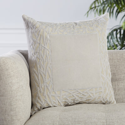 product image for Birch Trellis Pillow in Gray by Jaipur Living 31
