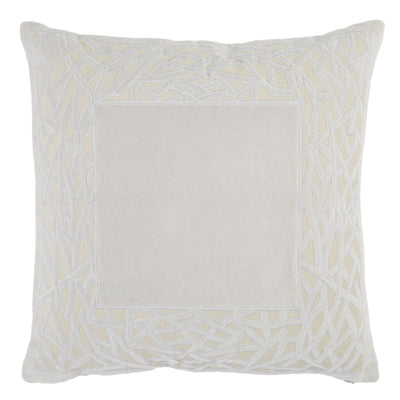 product image for Birch Trellis Pillow in Gray by Jaipur Living 1