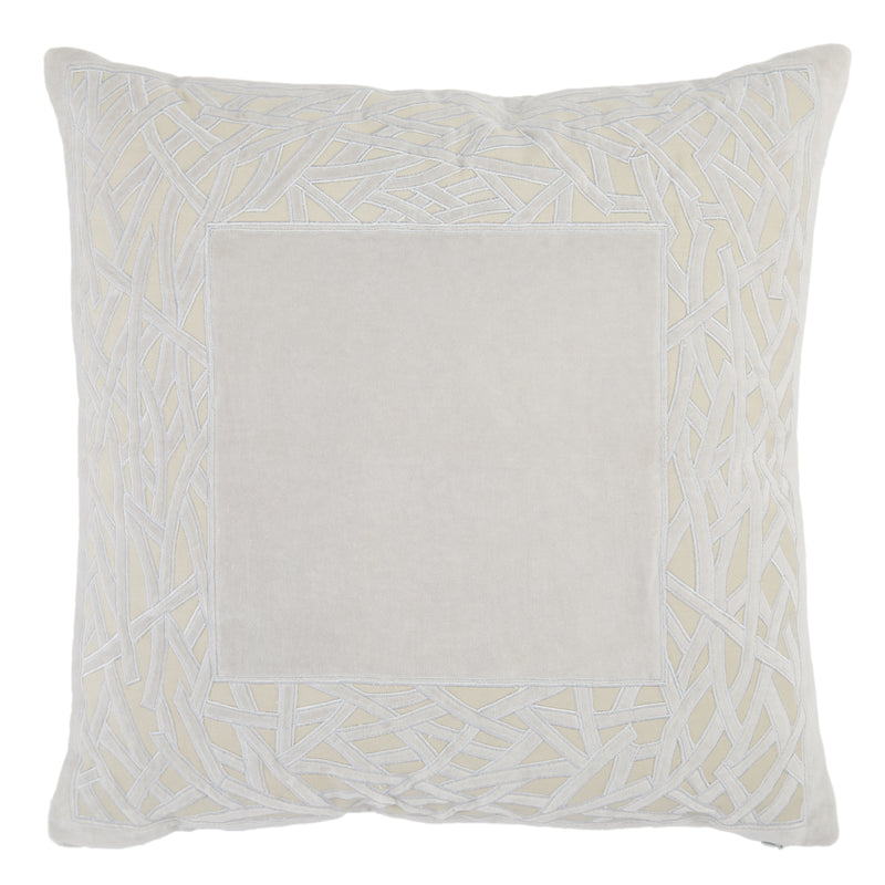 media image for Birch Trellis Pillow in Gray by Jaipur Living 294