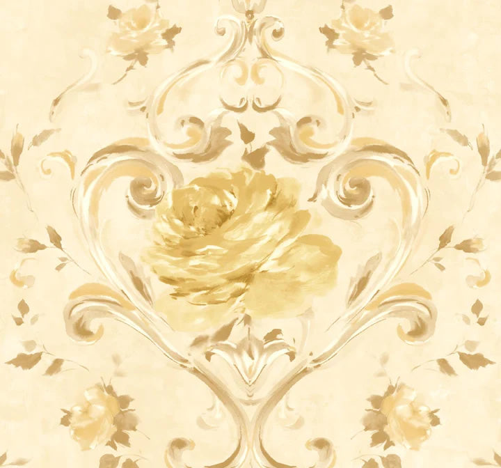 media image for Amy Gold Wallpaper from the Jasper Collection by Mayflower 295