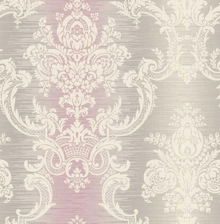 media image for Rochambeau Violet/Silver Wallpaper from the Providence Collection by Mayflower 238