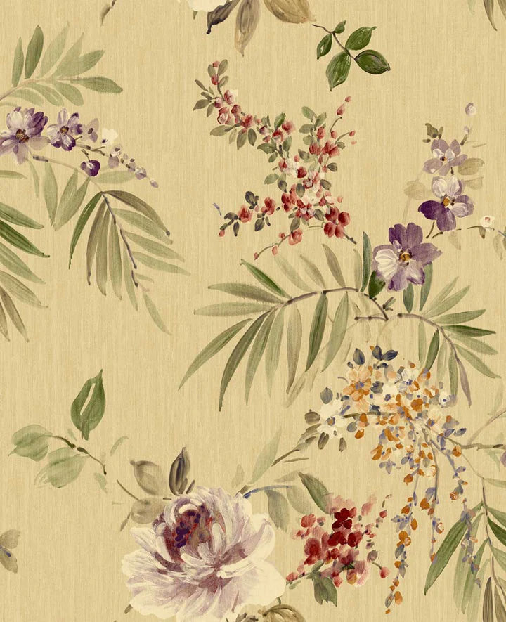 media image for sample providence gold purple wallpaper from the providence collection by mayflower 1 285