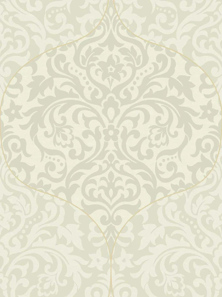 media image for Power White Wallpaper from the Providence Collection by Mayflower 236