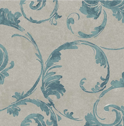 product image of Seapowet Blue Wallpaper from the Tiverton Collection by Mayflower 591