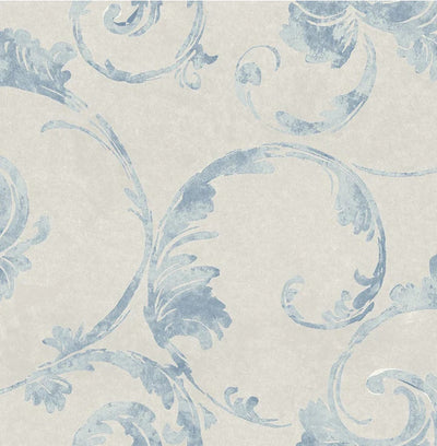 product image of Seapowet Light/Blue Wallpaper from the Tiverton Collection by Mayflower 565