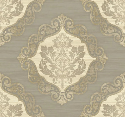 product image of sample little compton silver wallpaper from the tiverton collection by mayflower 1 545
