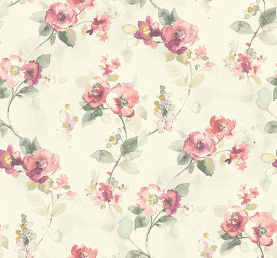 product image of Lolita Pink Wallpaper from the Romance Collection by Mayflower 58