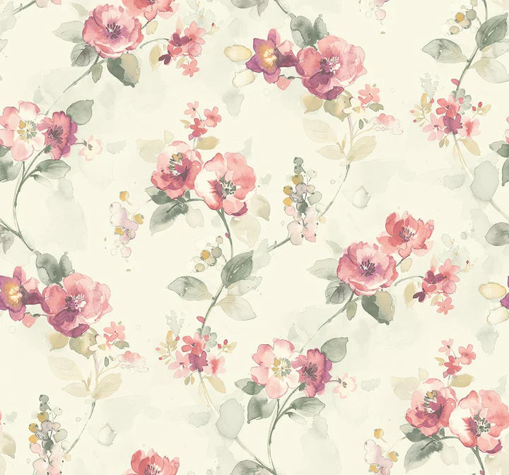media image for Lolita Pink Wallpaper from the Romance Collection by Mayflower 21