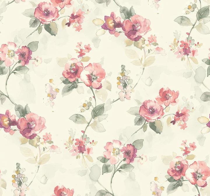 media image for Lolita Pink Wallpaper from the Romance Collection by Mayflower 257