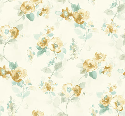 product image of Lolita Gold Wallpaper from the Romance Collection by Mayflower 510