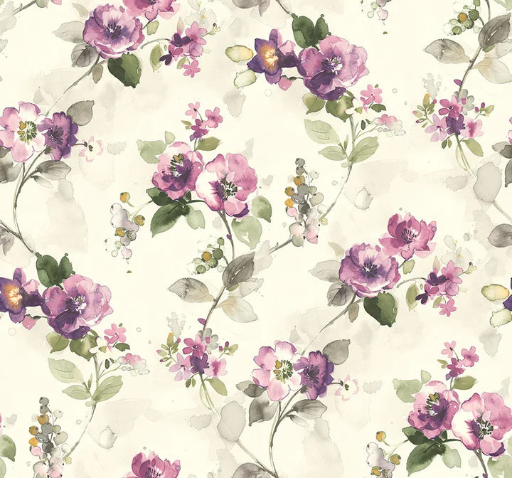 media image for sample lolita purple wallpaper from the romance collection by mayflower 1 290
