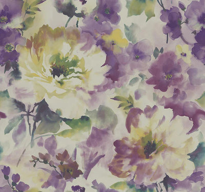 product image of Juliet Silver/Purple Wallpaper from the Romance Collection by Mayflower 544